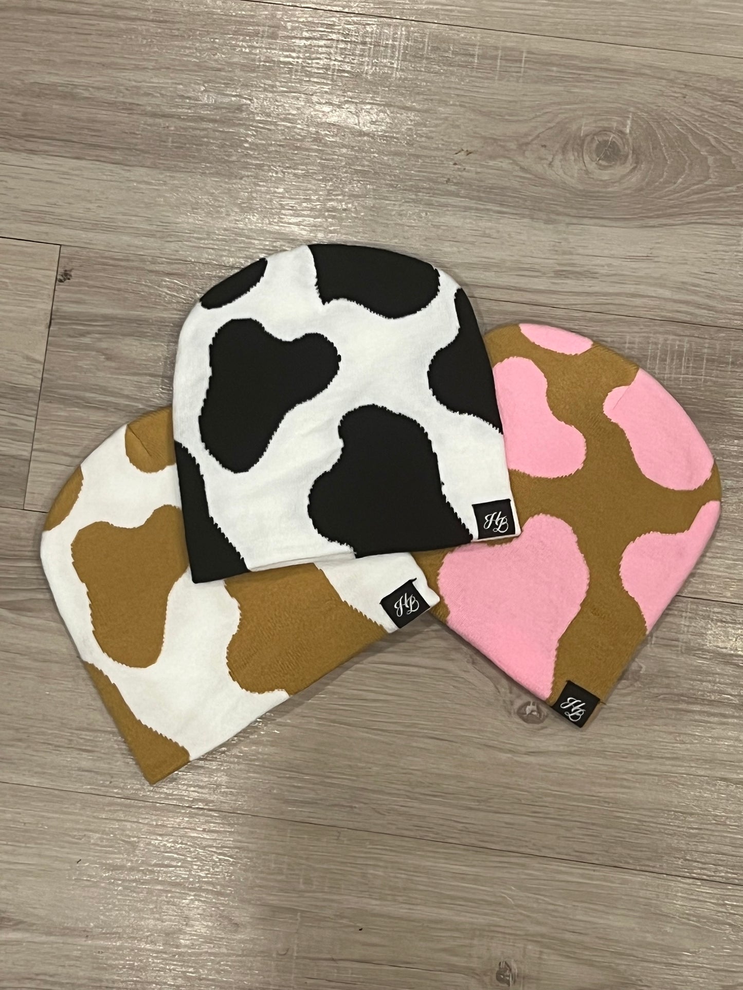 COW PRINT BEANIE