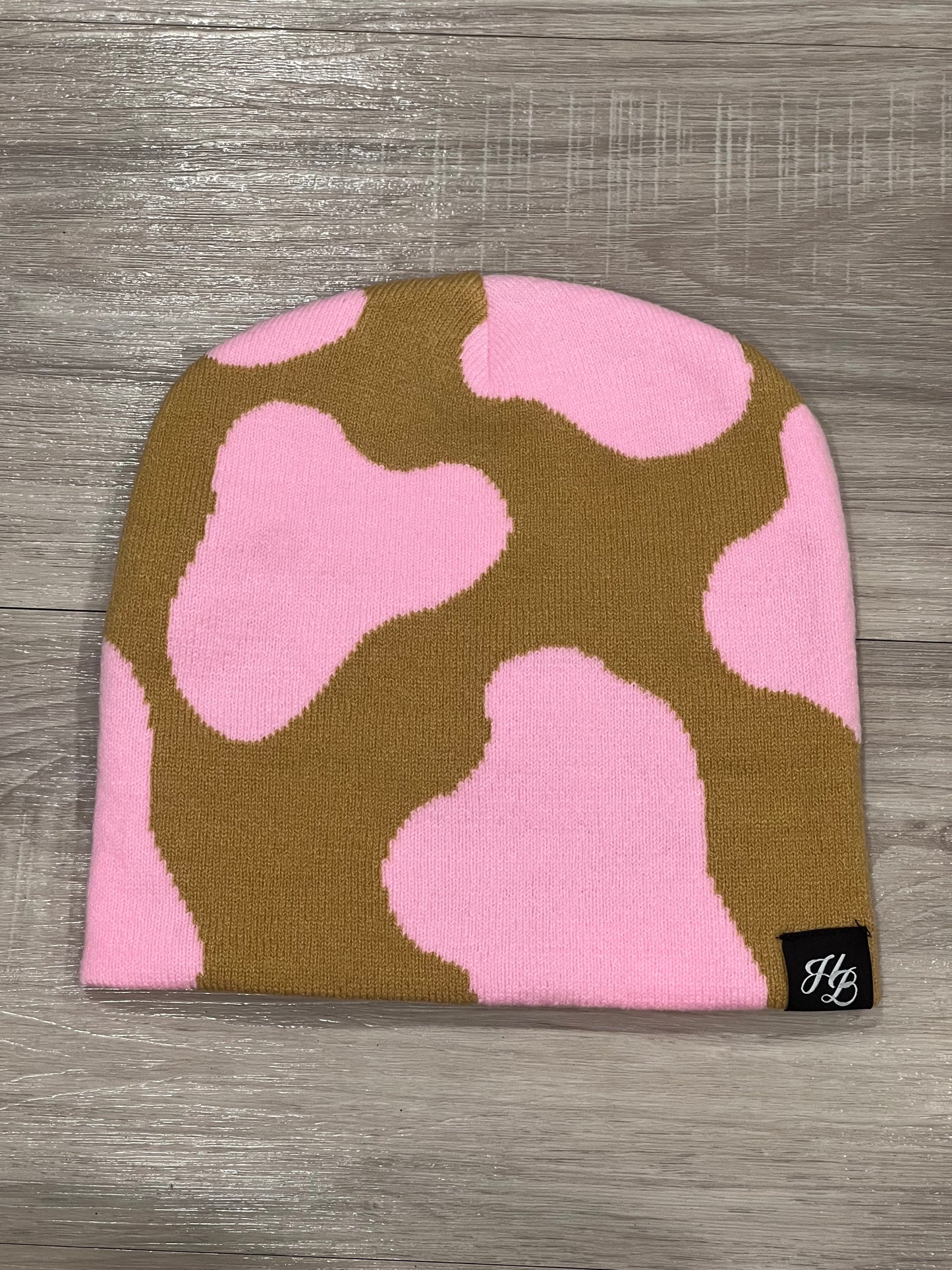 COW PRINT BEANIE