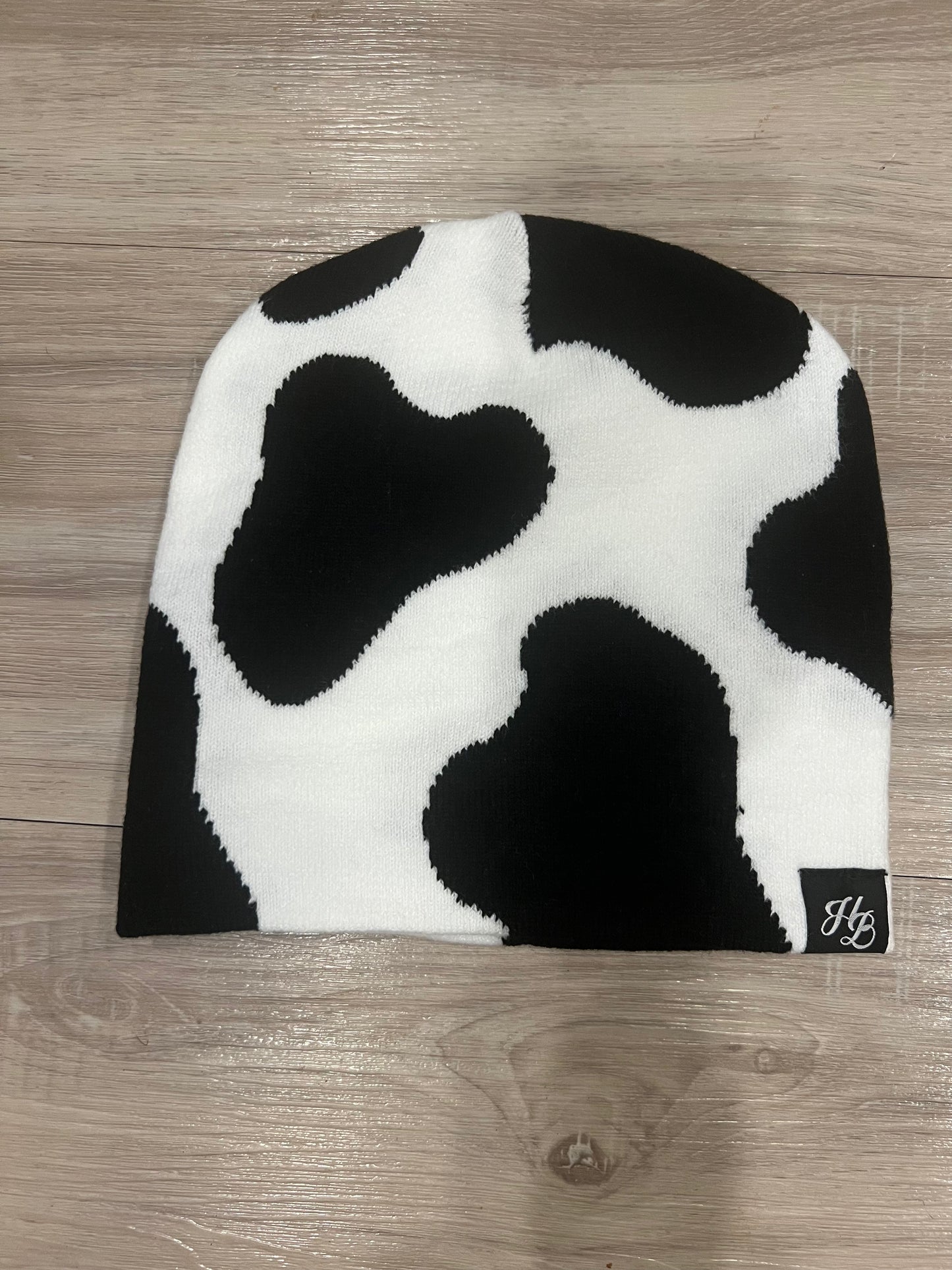 COW PRINT BEANIE